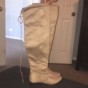 Brand New Knee high tan boots